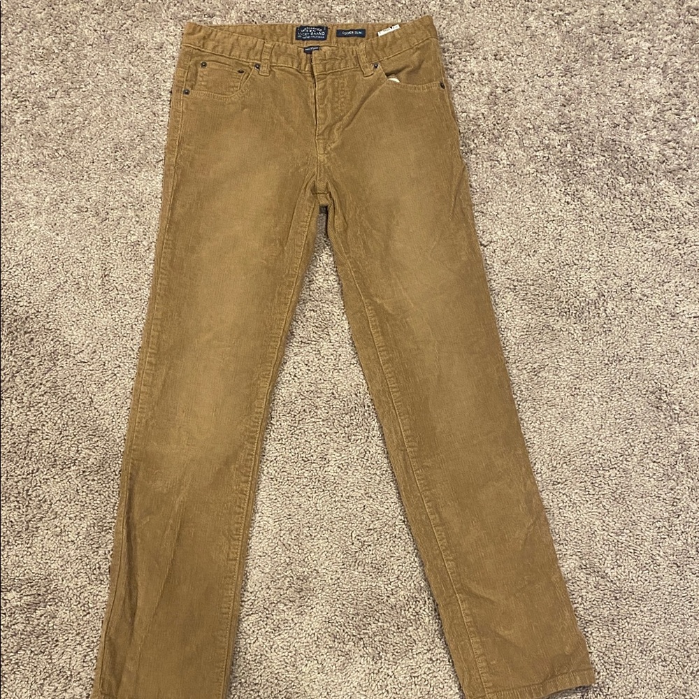 kids Tan Corduroy Pants